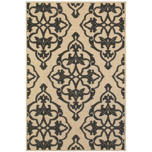 Tapete Cozumel Damasco en Beige
