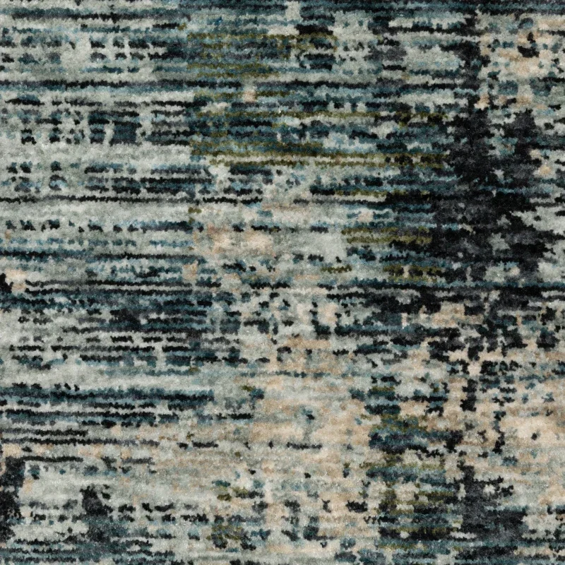 Tapete Cubierta Abstracta con Azul y Beige