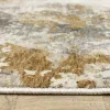 Tapete Cubierta Abstracta con Beige y Carbón