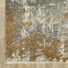 Tapete Cubierta Abstracta con Gris y Ámbar