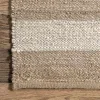 Tapete de Yute y Denim Rayado - 1.50 x 2.40
