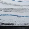 Tapete Destreza Abstracto en Gris con Azul