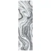 Tapete Destreza Abstracto en Gris con Verde