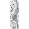 Tapete Destreza Abstracto en Gris con Vino