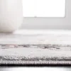 Tapete Destreza de Capas Ondulantes en Gris con Naranja
