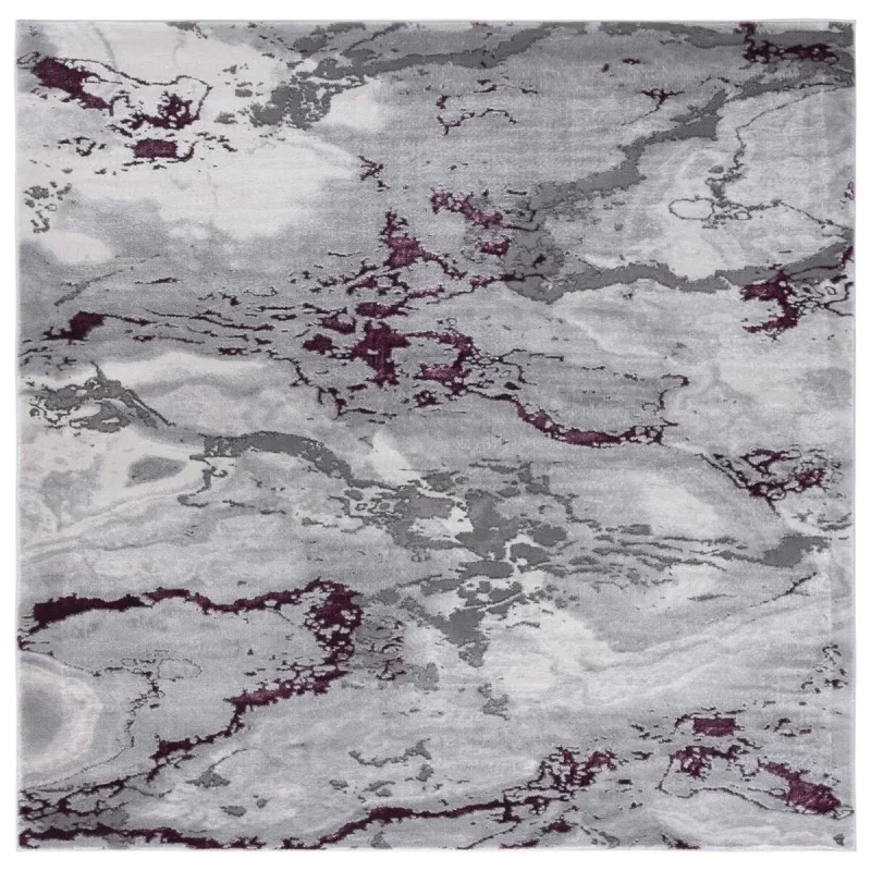 Tapete Destreza de Salpicaduras Abstractas en Gris con Vino
