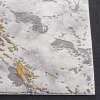 Tapete Destreza de Trazos Dinámicos en Gris con Dorado