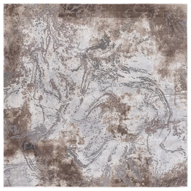 Tapete Destreza Vintage en Gris con Taupe