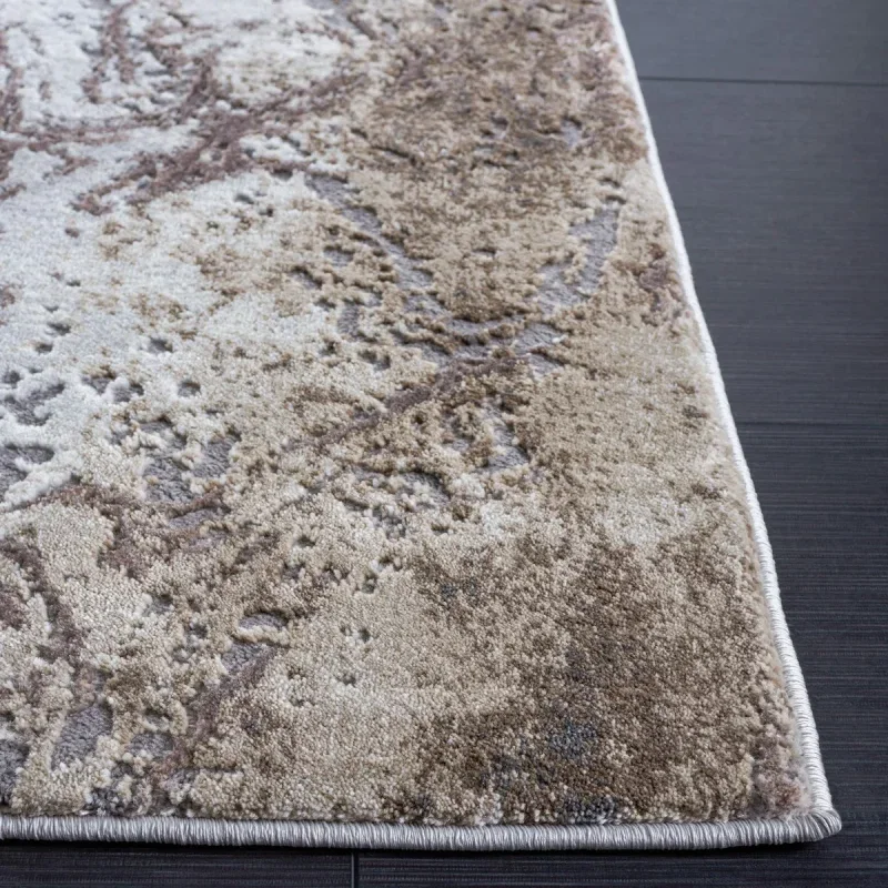 Tapete Destreza Vintage en Gris con Taupe