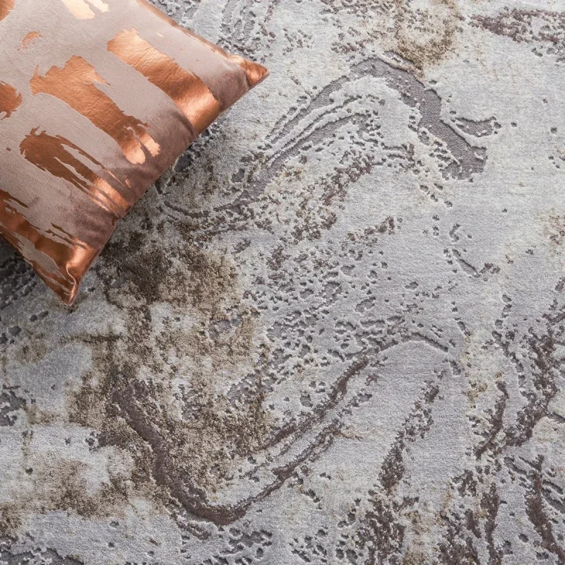 Tapete Destreza Vintage en Gris con Taupe