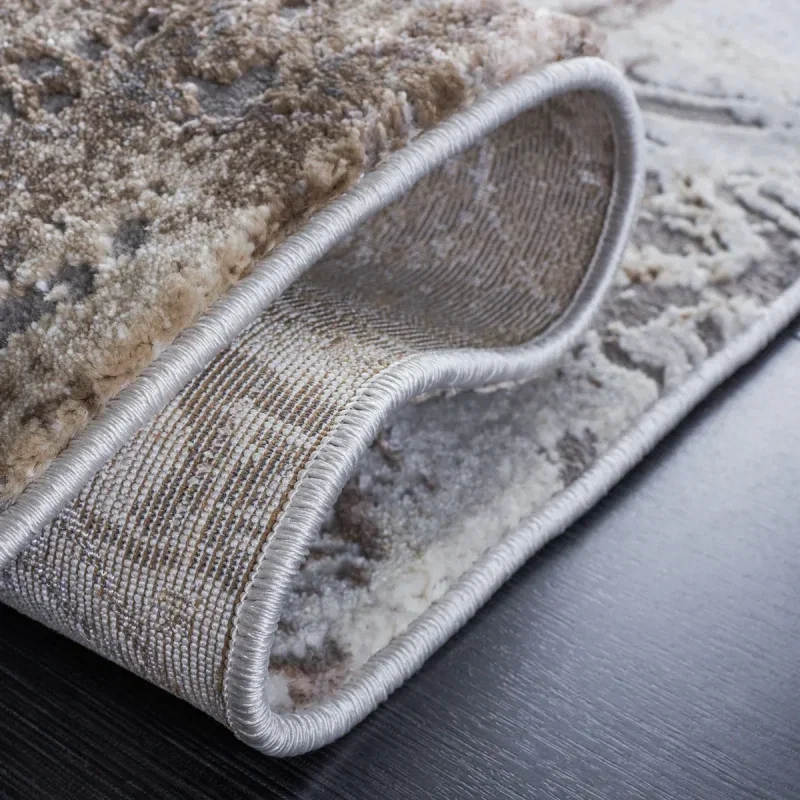 Tapete Destreza Vintage en Gris con Taupe