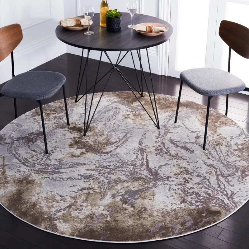 Tapete Destreza Vintage en Gris con Taupe