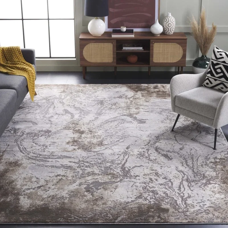 Tapete Destreza Vintage en Gris con Taupe