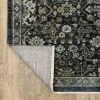 Tapete Dinastía Floral en Gris Carbón sobre el piso 3