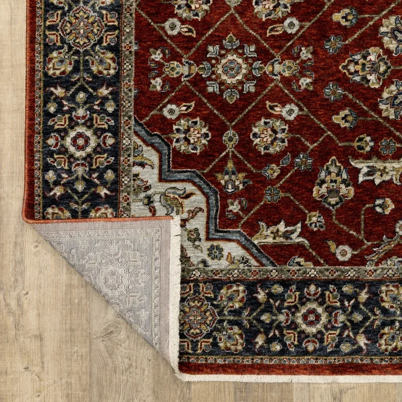 Tapete Dinastía Kashan en Rojo