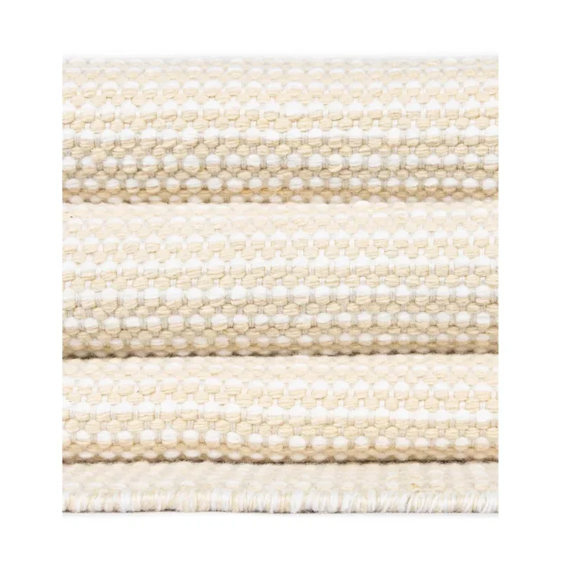 Tapete Exterior Aventura Rayas Finas en Crema