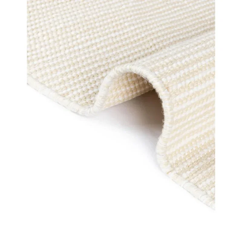 Tapete Exterior Aventura Rayas Finas en Crema