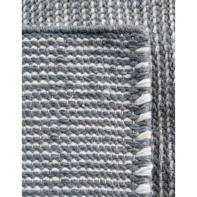 Tapete Exterior Aventura Rayas Finas en Gris