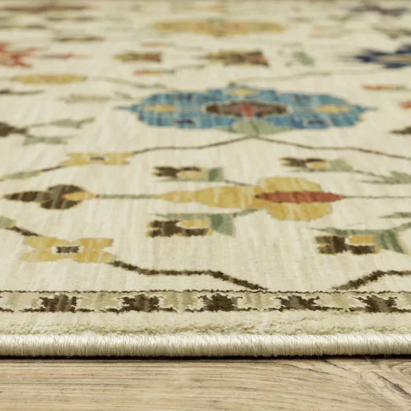 Tapete Fiorella Floral en Marfil