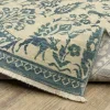 Tapete Fiorella Toile en Marfil y Azul