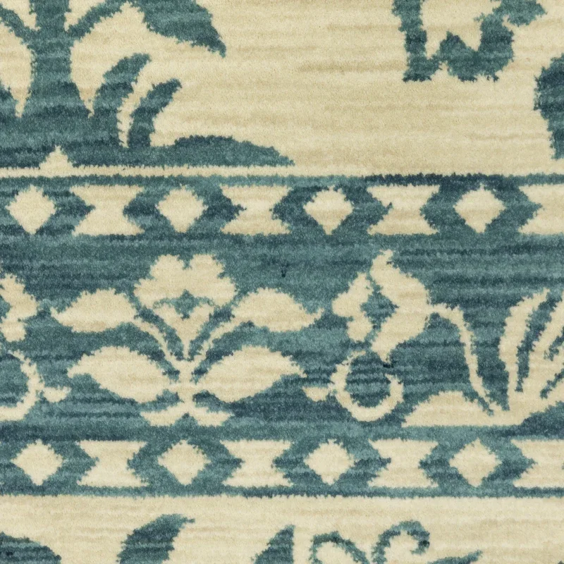 Tapete Fiorella Toile en Marfil y Azul