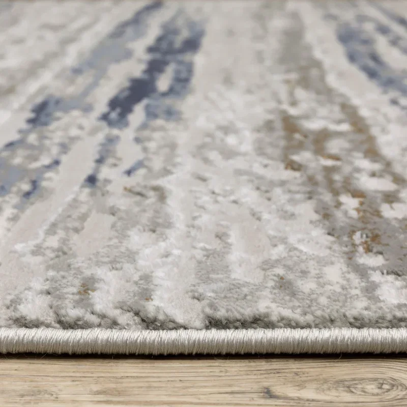 Tapete Glaciar Estratos en Beige