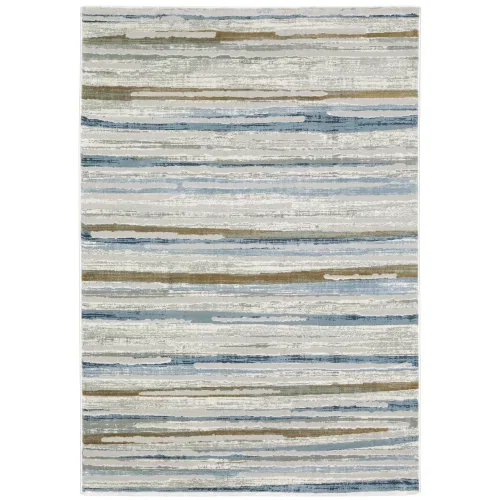Tapete Glaciar Franjas en Beige