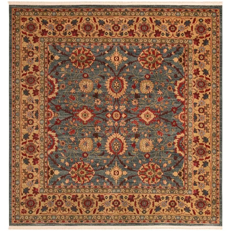 imperial floral persa en azul