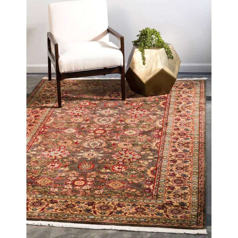 imperial floral persa en cafe claro