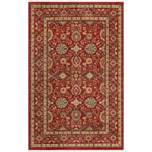 imperial floral persa en rojo
