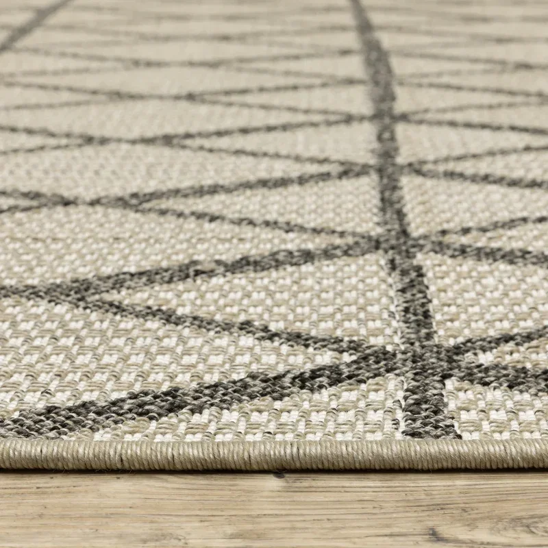 Tapete Juliana Rombos en Beige