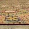 Tapete Laguna Kilim en Oro sobre el piso 2