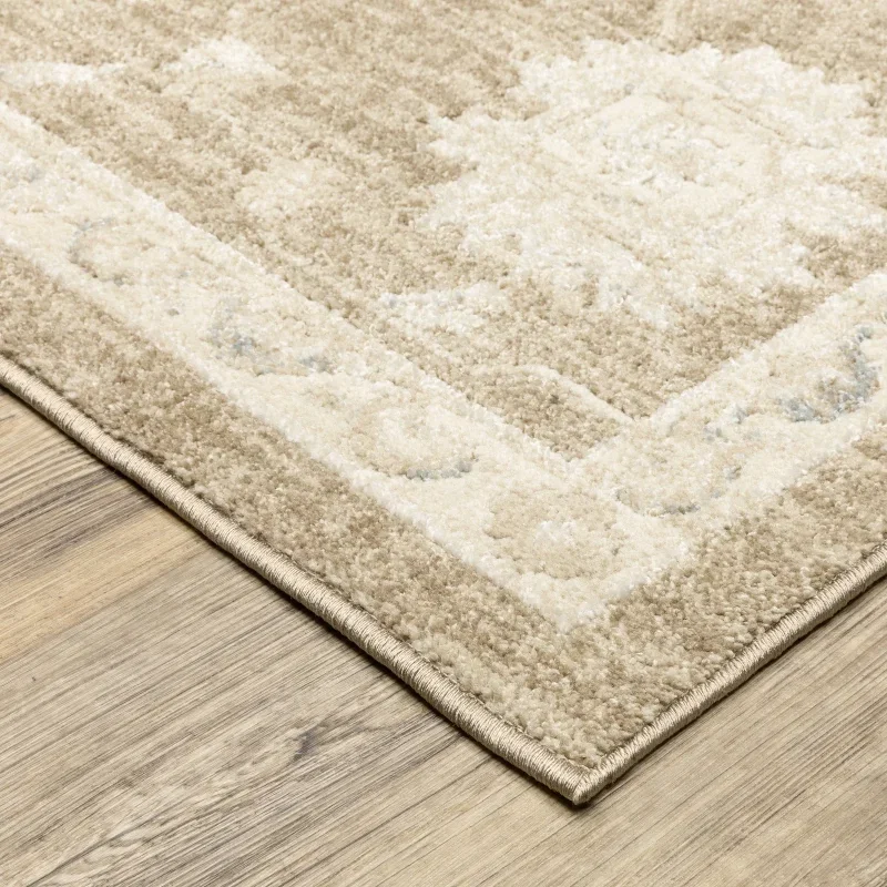 Tapete Laura Floral Persa en Taupe