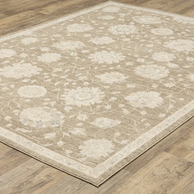 Tapete Laura Floral Persa en Taupe