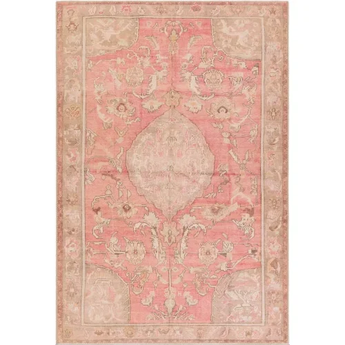 tapete-lavable-marquez-medallon-en-rosa-y-beige-principal Tapete Lavable Marquez Medallón en Rosa y Beige