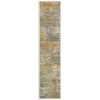 Tapete Lienzo Abstracto en Beige con Oro