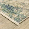 Tapete Lienzo Abstracto Suave en Beige sobre el piso