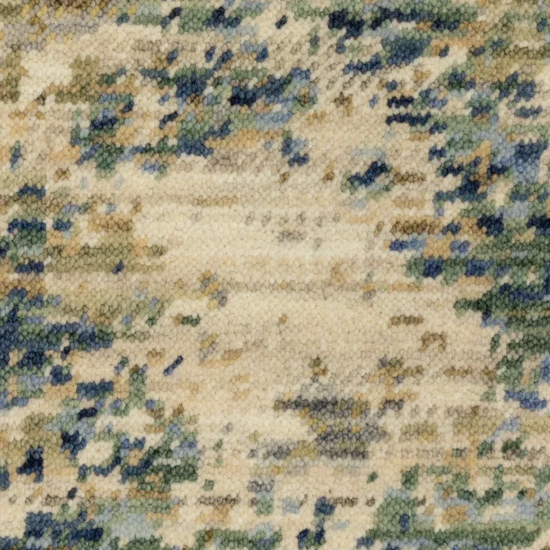 Tapete Lienzo Abstracto Suave en Beige, detalle de la textura 2