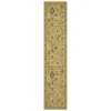 Tapete Luciana Floral Vibrante en Dorado, versión corredor 2