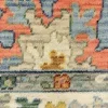 Tapete Luciana Oushak con Borde en Azul Claro, detalle de la textura 3