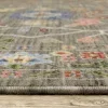 Tapete Luciana Persa Floral en Gris Topo