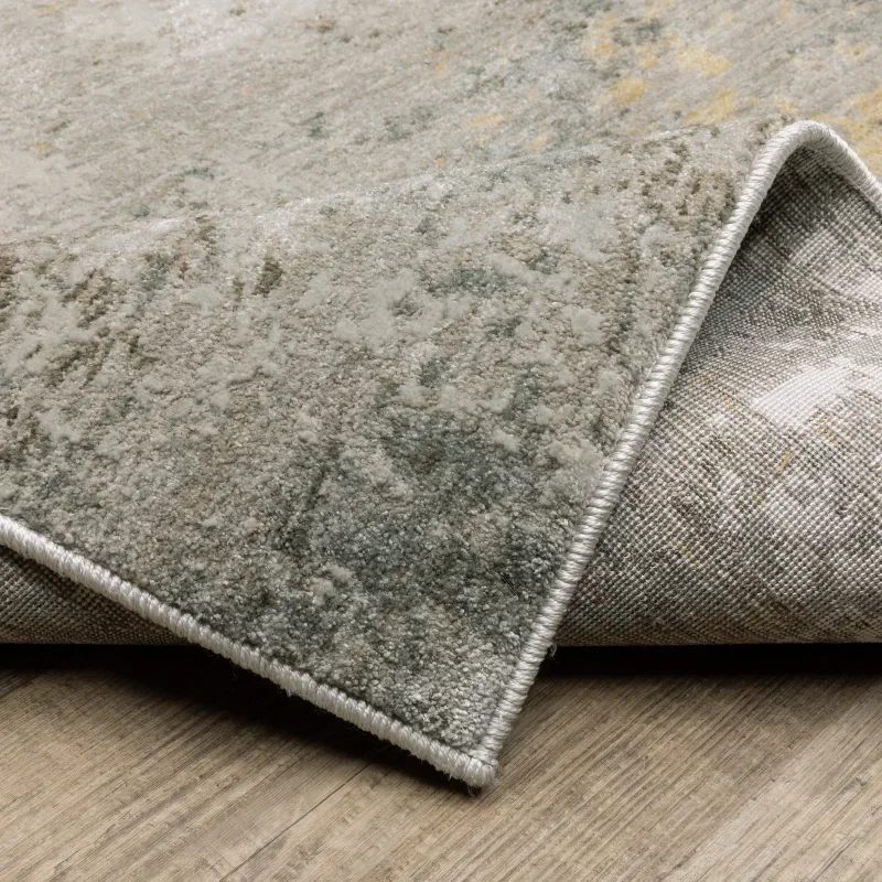 Tapete Malena Abstracto en Beige con Oro