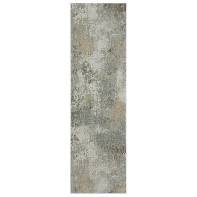 Tapete Malena Abstracto en Beige con Oro