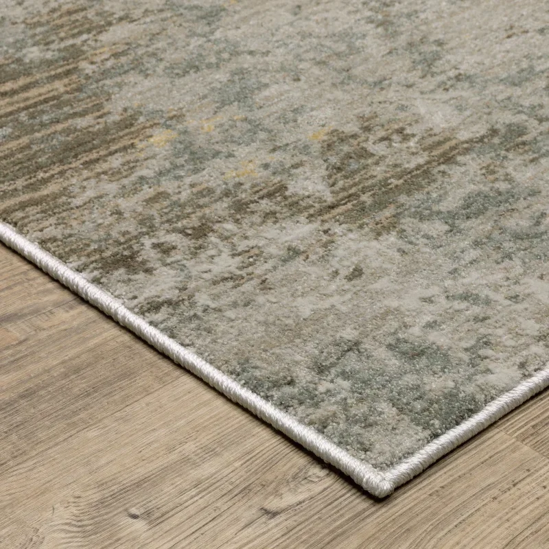 Tapete Malena Abstracto en Beige con Oro