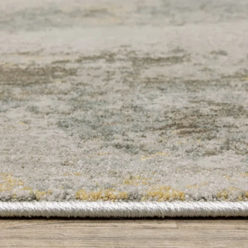 Tapete Malena Abstracto en Beige con Oro