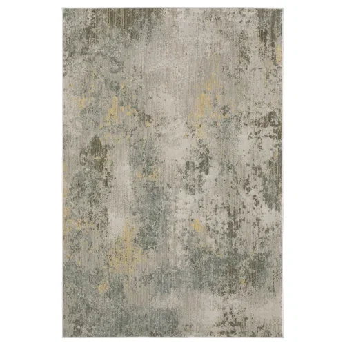 Tapete Malena Abstracto en Beige con Oro