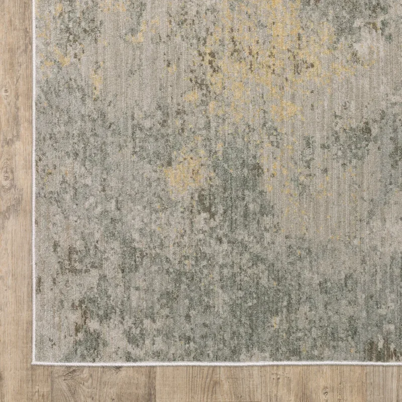 Tapete Malena Abstracto en Beige con Oro