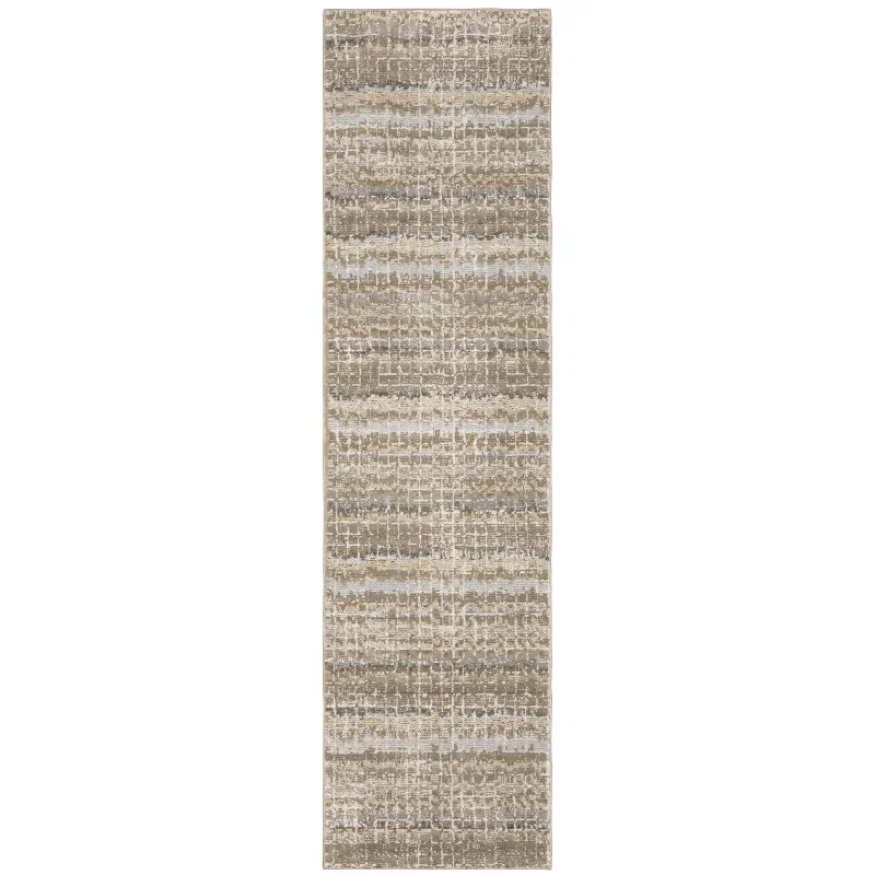 Tapete Meridiano Franjas en Beige