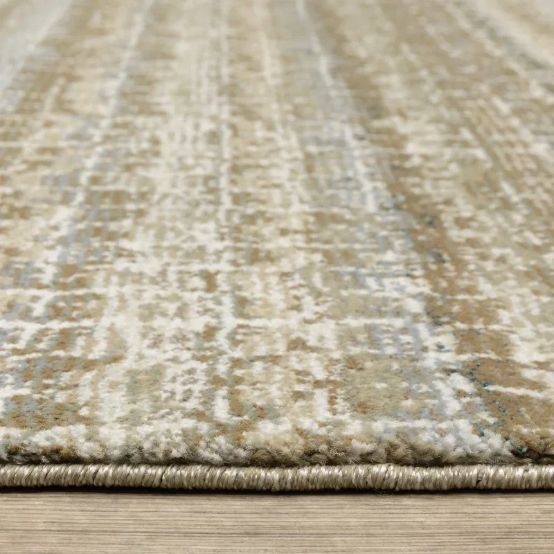 Tapete Meridiano Franjas en Beige