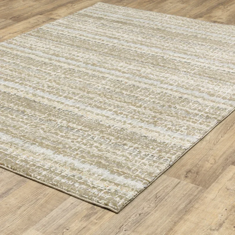 Tapete Meridiano Franjas en Beige